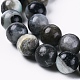 Brins de perles d'amazonite de fleurs naturelles X-G-L555-03-6mm-4