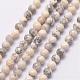 Chapelets de perles de howlite naturelle G-K146-05-3mm-1