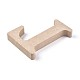 Lettera fette di legno non finite DIY-WH0162-62L-2