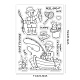 PandaHall Men Pattern Clear Stamps DIY-WH0167-56-711-2