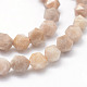 Chapelets de perles de sunstone naturelle naturelles G-F523-10-8mm-3