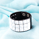 Unisex Fashion Leather Cord Alloy Studded Bracelets BJEW-BB15511-F-8