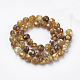 Natural Fire Crackle Agate Beads Strands G-S276-11-2