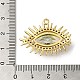 Brass Micro Pave Cubic Zirconia Pendants KK-F865-03G-3