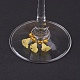 Natural Citrine Wine Glass Charms AJEW-JO00166-05-1