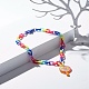 Schöne undurchsichtige Acryl-Anhänger-Halskette für Teenager-Mädchen-Frauen NJEW-JN03752-3