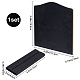 Gorgecraft木製黒板ディスプレイ  掲示板用  消去可能な筆記板  家の装飾のための  ホテル  バー  ブラック  154x10x140mm DJEW-GF0001-44-2