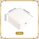 2 шт. подарочные коробки с подвеской из искусственной кожи LBOX-CL0001-01-2