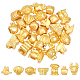 Chgcraft 35 pièces 7styles alliage perles européennes perles d'espacement animaux perles à grand trou perles d'animaux de style mat pour bracelet boucle d'oreille bijoux fabrication de cadeaux FIND-CA0006-52-1
