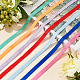 BENECREAT 24m 12 Colors Plush Bra Elastic Strap Polyester Satin Elastic Band Trim Elastic Ribbon for Sewing Bra Straps Lingerie OCOR-BC0001-84-5