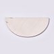 ウッドカボション  木のスライス  DIY装飾アクセサリー  スイカ  バリーウッド  46x99x2mm WOOD-TAC0003-16-2