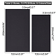 Chgcraft 20 feuilles 10 style rectangle nylon tissu fer sur/coudre sur patchs DIY-CA0003-67-2