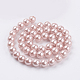 Chapelets de perles de coquille BSHE-G013-8mm-02-2