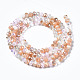 Chapelets de perles en verre électroplaqué EGLA-T020-12E-4
