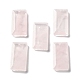 Colgantes naturales de cuarzo rosa G-G063-01A-1