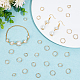 Creatcabin 66 pièces 3 styles cadres de perles en laiton KK-CN0002-43-4