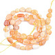 Chapelets de perles en jade topaze naturelle G-S359-150-2