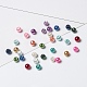 20 brins de perles de verre de couleurs HY-X0011-6mm-01-5