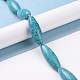 Synthetic Turquoise Beads Strands G-P469-07-2