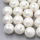 Perles acryliques de style peint par pulvérisation X-MACR-T010-12mm-08-1