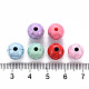 Perles acryliques craquelées opaques MACR-S370-F10mm-4