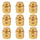 丸いアルミ缶  アルミジャー  化粧品の貯蔵容器  ろうそく  キャンディー  ねじ蓋付き  ゴールドカラー  5.5~7.1x2.1~3.5cm  容量：30~80ミリリットル  24個/箱 CON-BC0005-04G-2