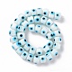 Chapelets de perles vernissées manuelles LAMP-F024-01B-03-3