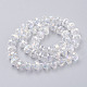 Electroplate Glass Beads Strands EGLA-E051-AB8mm-B02-2