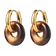 Boucles d'oreilles pendantes en pierres précieuses naturelles et synthétiques faites à la main EJEW-JE04577-2