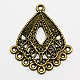 Mixed Tibetan Style Alloy Pendants DIY Jewelry Findings TIBEP-D061-03AB-NF-2