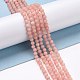 Natural Pink Opal Beads Strands G-D463-12B-4