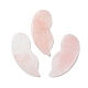 Tablas de gua sha de cuarzo rosa natural G-Q007-02-1