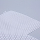プラスチックメッシュキャンバスシート  刺繍用  アクリル毛糸クラフト  ニットとかぎ針編みのプロジェクト  ホワイト  36.5x40x0.15cm  穴：4x4mm DIY-M007-01-2