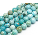 Fili di perle rotonde di emimorfite con pietre preziose naturali G-L145-8mm-01-1