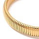Placage ionique (ip) 304 bracelet chaîne serpent plat extensible en acier inoxydable avec fermoir magnétique pour hommes femmes BJEW-E009-12G-01-4