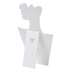 Cartón cubierto con tela de lino expositores para collares y pendientes. ODIS-Q041-07A-4