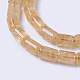Chapelets de perles de citrine naturelle G-F568-225-3