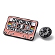 Cassette with Word Record The Beauty Enamel Pins JEWB-I023-01C-3