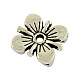 De aleación de estilo tibetano de varias vueltas enlaces flor del ciruelo TIBE-0223-AS-FF-1