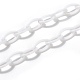 Персонализированные ожерелья-цепочки из абс-пластика NJEW-JN02850-07-3