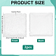 2 Stück Polyester-Plüschstoff&nbsp;AJEW-PH0007-53D-2