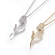 304 Stainless Steel Pendant Necklaces NJEW-E141-13-1
