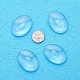 Transparentes Glas Cabochons mit flachem Rücken GGLA-TA0001-02-40x30-2