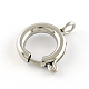 304 Stainless Steel Spring Ring Clasps STAS-R083-09-1