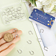 30 шт. подвески из нержавеющей стали 201 STAS-SC0009-19-3