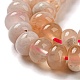 Natürliche Kirschblüte Achat Perlen Stränge G-M420-K03-01-4
