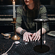Ahandmaker support de pendule présentoir à pendule en bois avec motif d'arbre de vie trucs de sorcière présentoir en cristal noir pour affichage organisateur de cadeaux de sorcellerie 18 pendule en cristal DJEW-WH0046-004-5