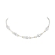 Bracelet extensible et collier de perles en plastique abs SJEW-JS01278-3