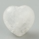 Coeur de cristal de quartz naturel pierre d'amour G-G973-04C-2