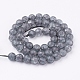 Chapelets de perles en quartz craquelé synthétique CCG-K002-6mm-08-2